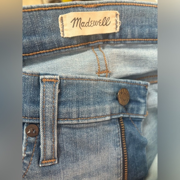 MADEWELL 9" High Rise Skinny Jeans‎ Women's 26 Light Wash Denim Blue - Picture 3 of 11